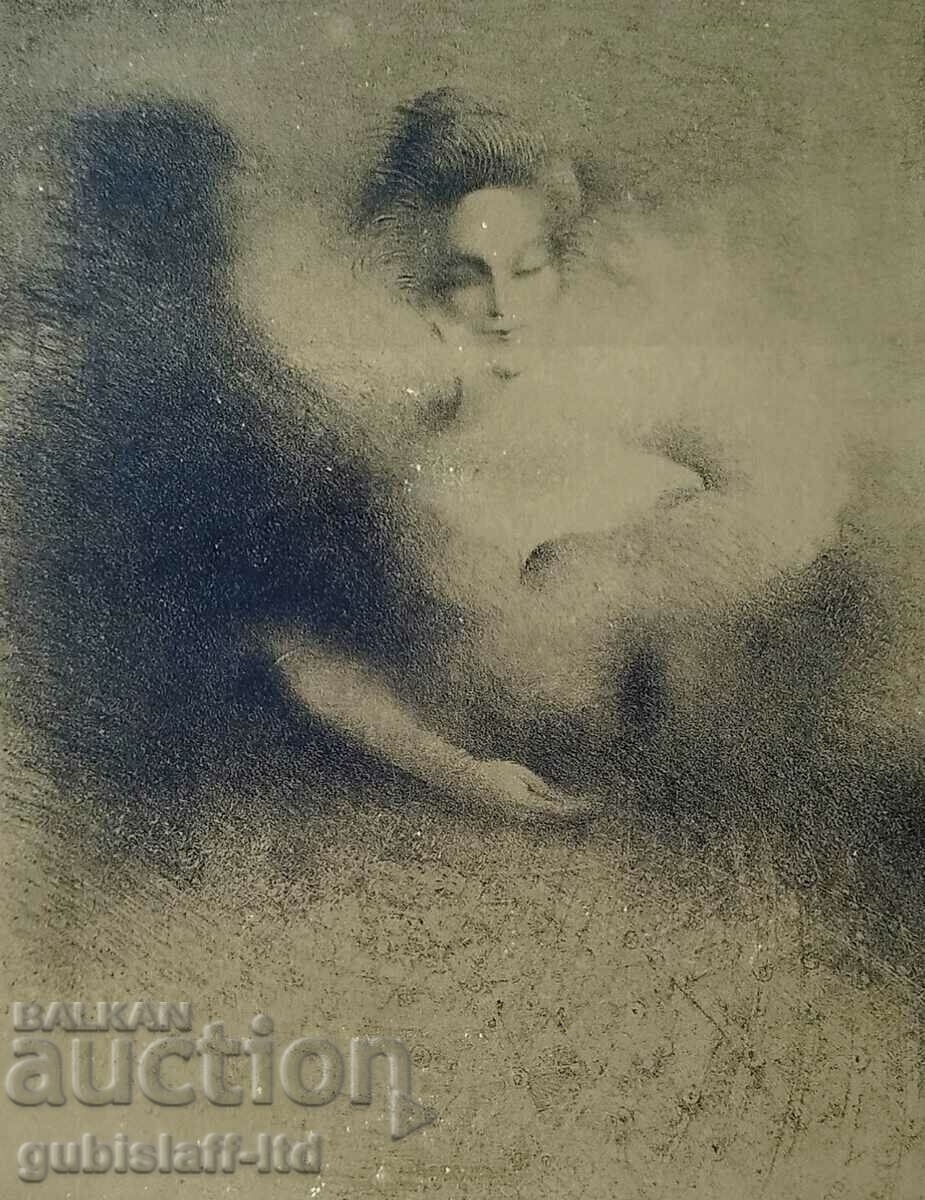 Picture, graphics, "Twilight", art. Zh. Stoyanov, 1984
