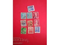 Stamps with company perforation.