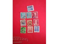 Stamps with company perforation.