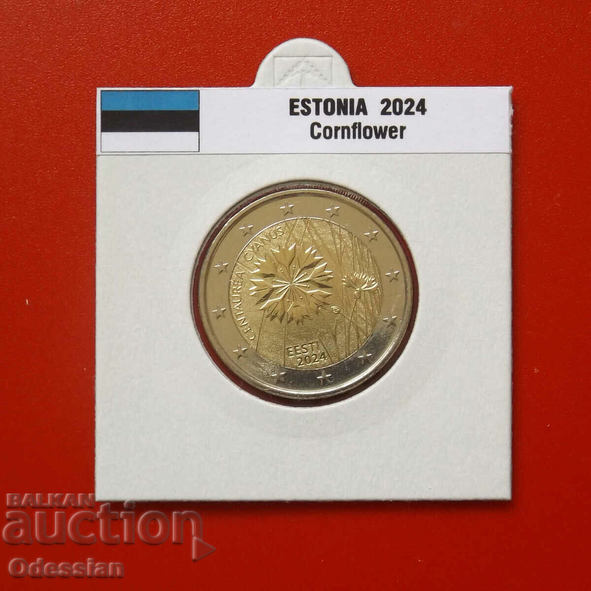 Εσθονία • Γαρύφαλλο • 2024 • 2 ευρώ