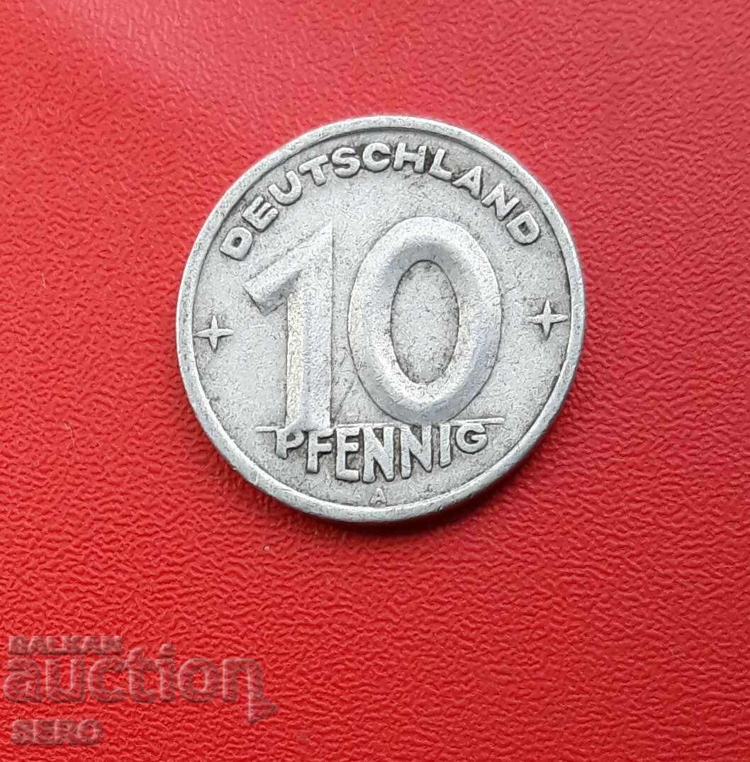 Germany-GDR-10 Pfennig 1948 A-Berlin