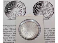 Silver 10 G Marks Olympics 1972 Germany