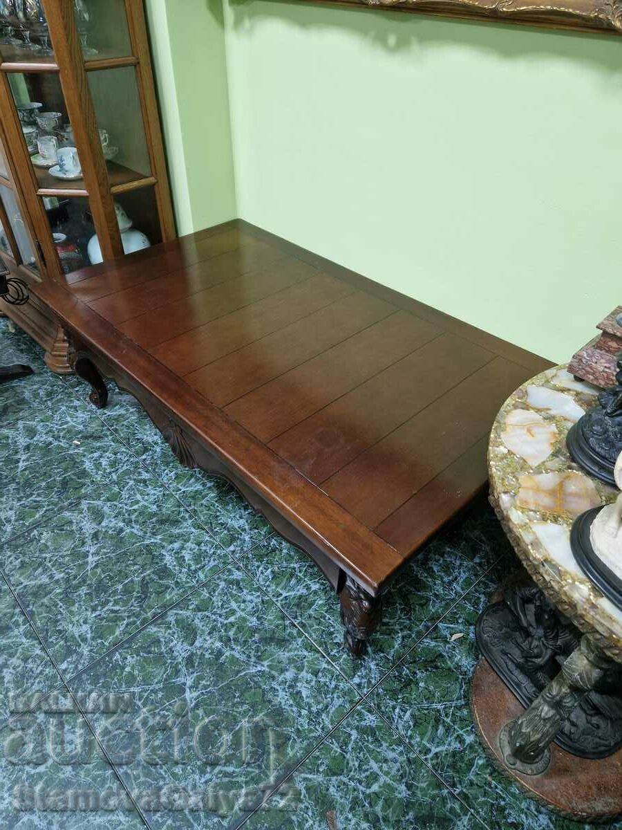 Delivery of Unique Large Antique Dutch Coffee Table