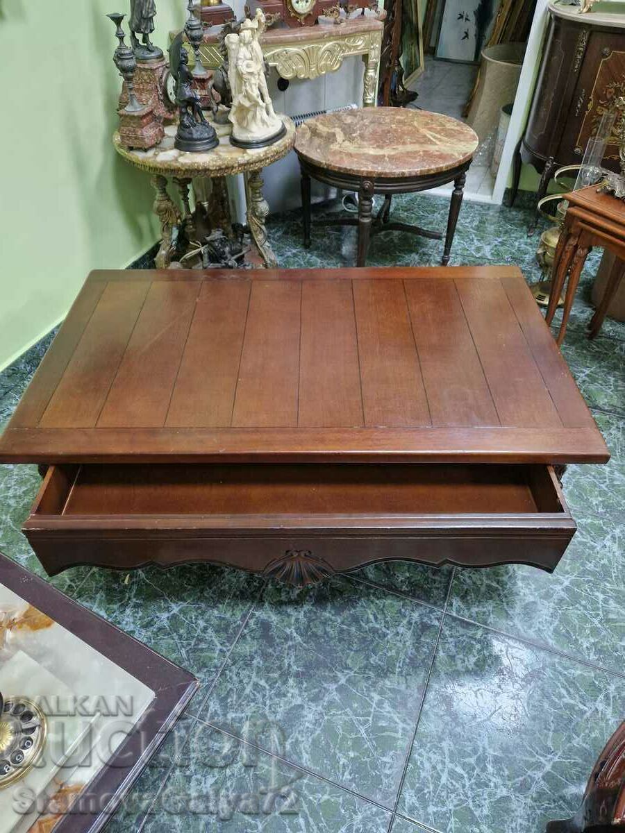 Μοναδικό Μεγάλο Τραπεζάκι Σαλονιού Antique Dutch - 5 Μοναδικό Μεγάλο Τραπεζάκι Σαλονιού Antique Dutch - 5