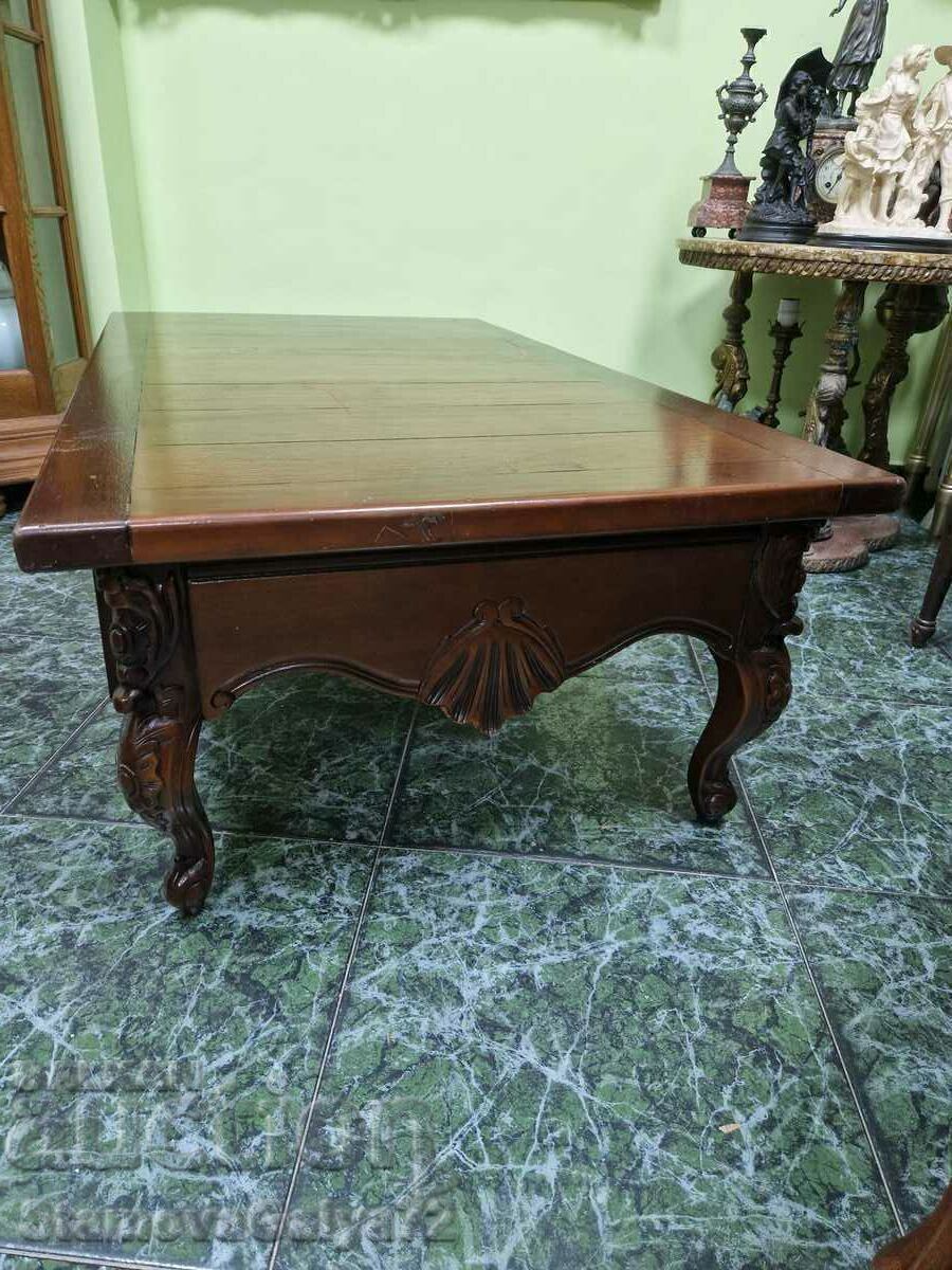 Μοναδικό Μεγάλο Τραπεζάκι Σαλονιού Antique Dutch - 7