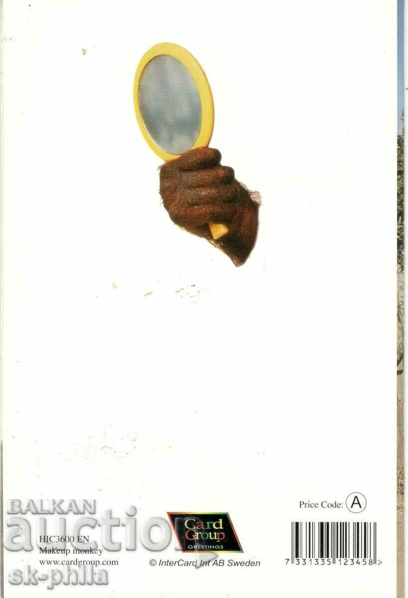 Old card - Happy birthday - orangutan with price 0.90 BGN | € 0.46 Old card - Happy birthday - orangutan with price 0.90 BGN | € 0.46