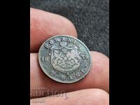 Стара монета 2 Бани 1879 Румъния  / БЗЦ!