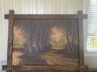 Very old original oil painting on canvas !!!!