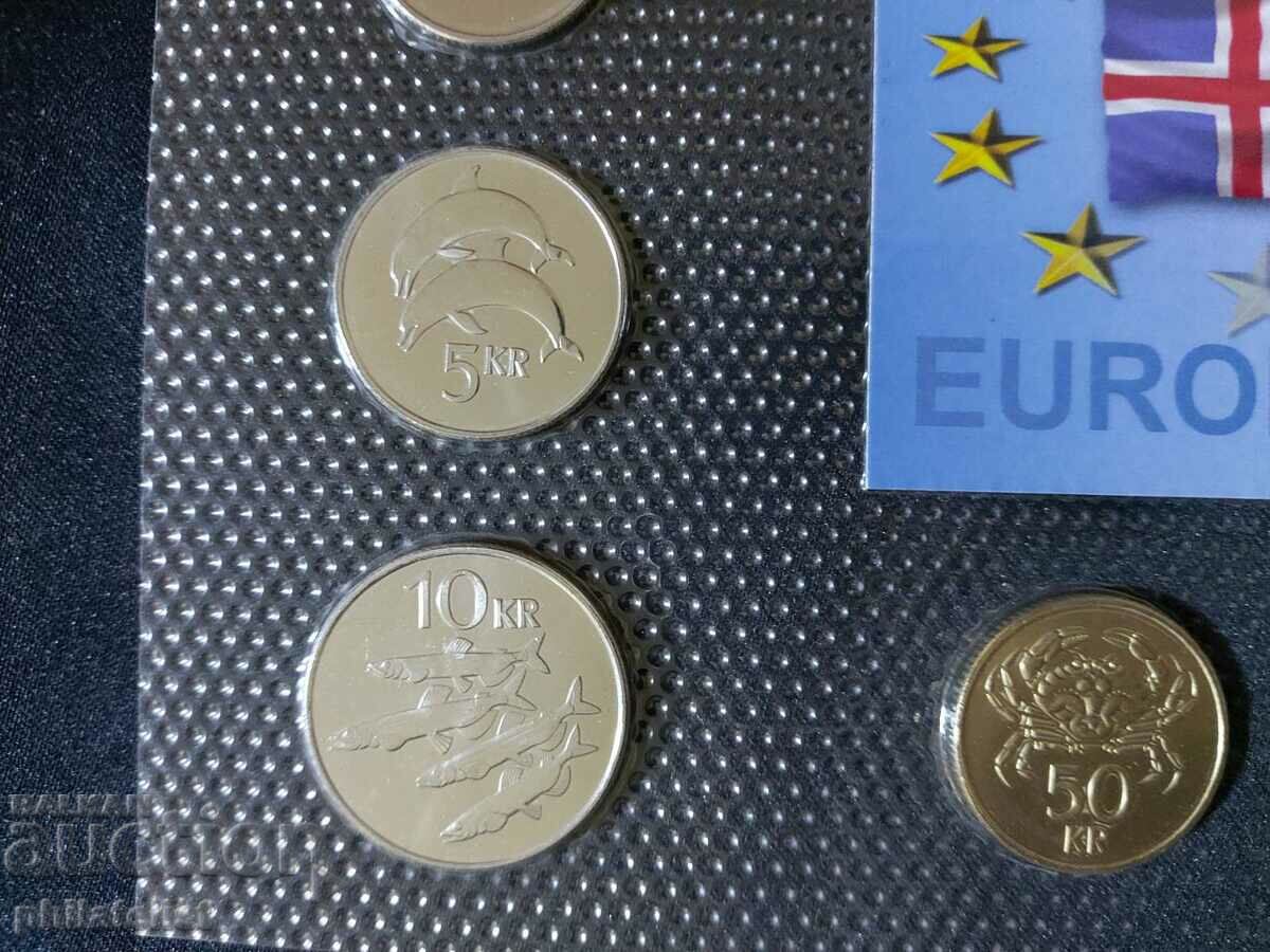 Iceland 2005-2008 - Complete set of 5 coins with price 22.00 BGN | € 11.25 Iceland 2005-2008 - Complete set of 5 coins with price 22.00 BGN | € 11.25