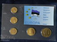 Estonia 1992-2002 - Set complet de 5 monede