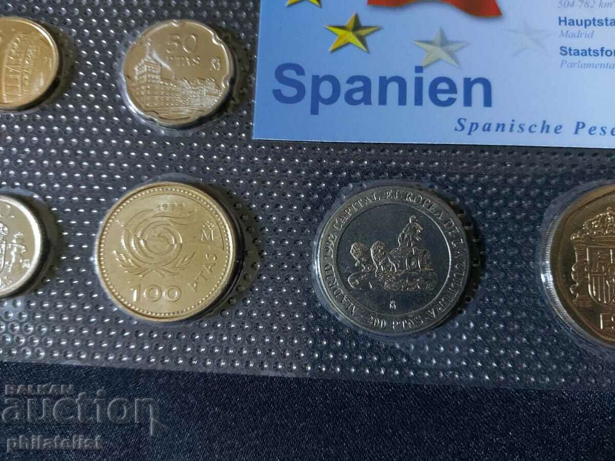 Spain 1991-2001 - Complete set of 8 coins with price 22.00 BGN | € 11.25 Spain 1991-2001 - Complete set of 8 coins with price 22.00 BGN | € 11.25