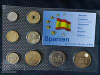 Spania 1991-2001 - Set complet de 8 monede