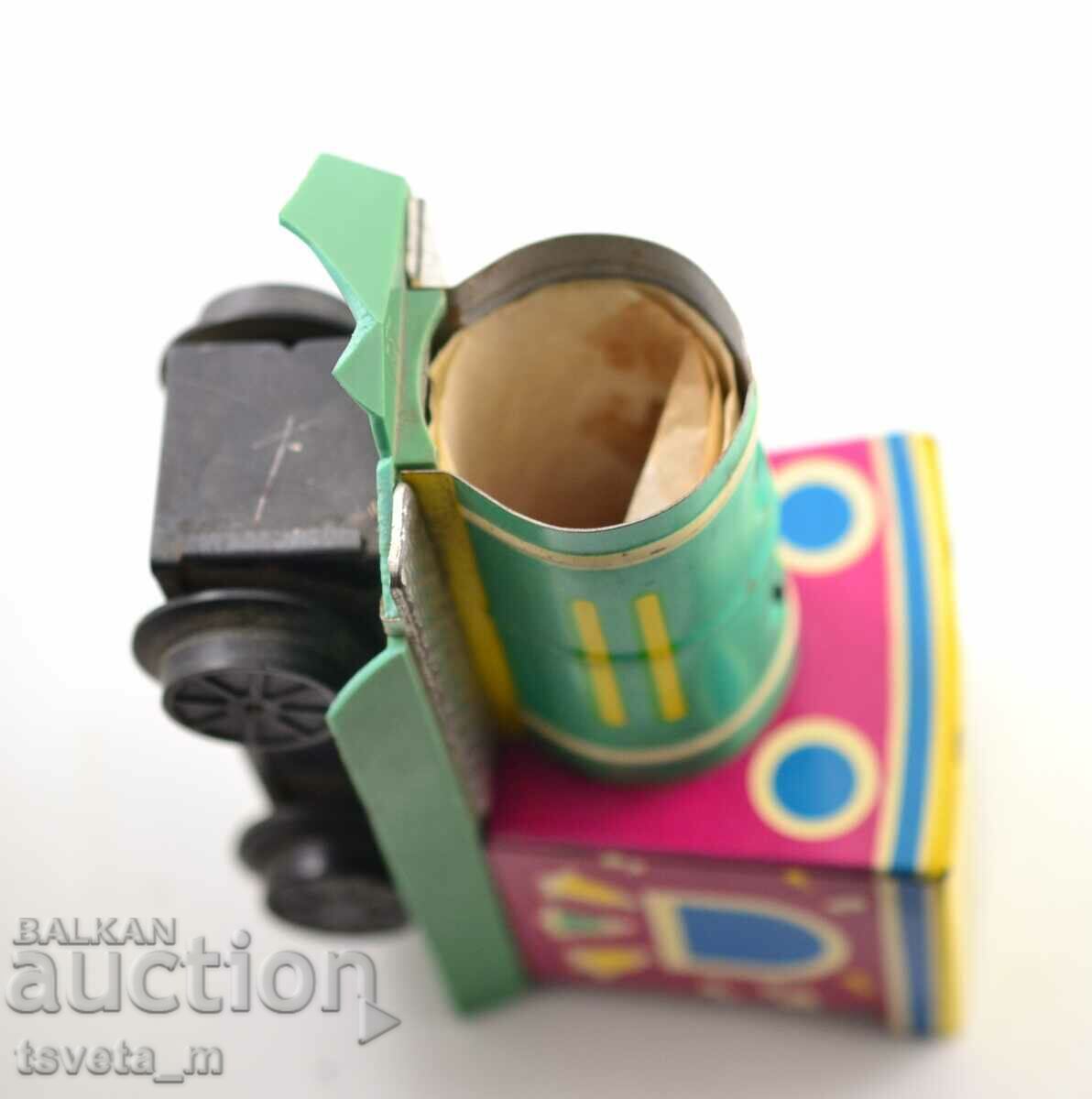 Delivery of Mechanical tin toy locomotive USSR, soc