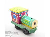 Mechanical tin toy locomotive USSR, soc