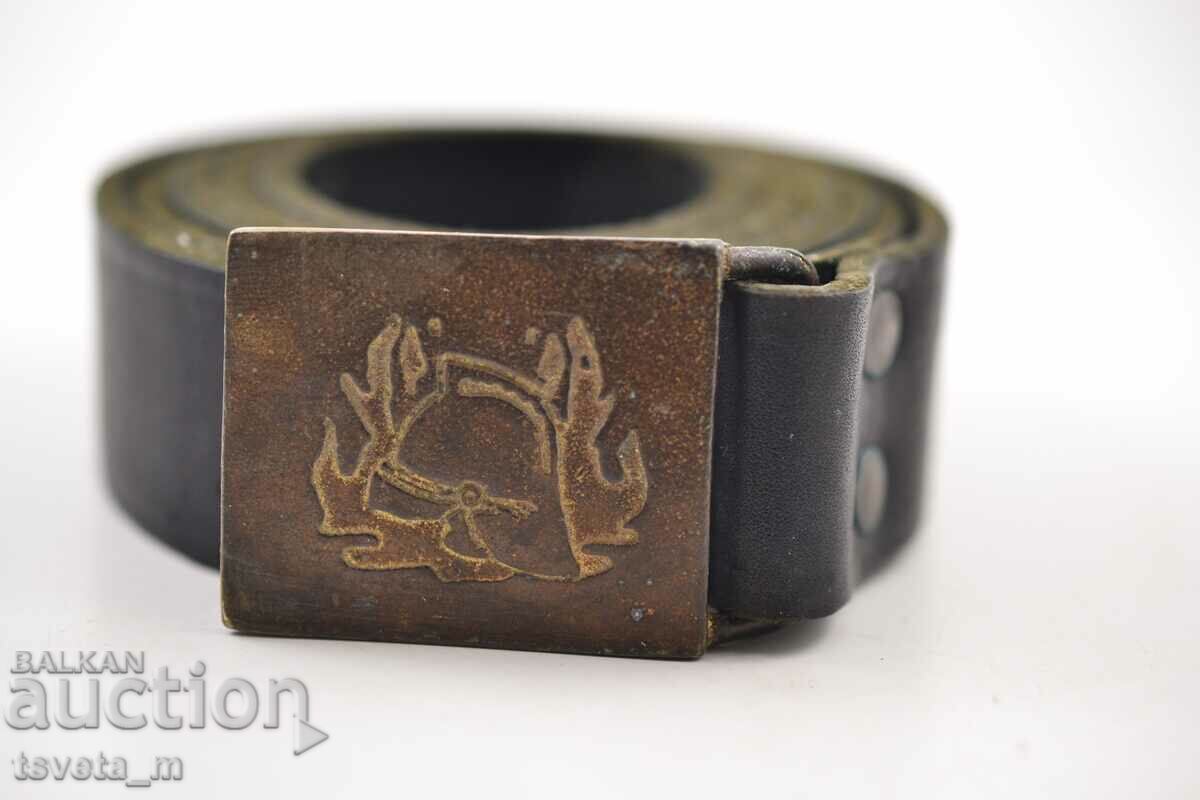 Fireman's leather belt with price 25.00 BGN | € 12.78 Fireman's leather belt with price 25.00 BGN | € 12.78