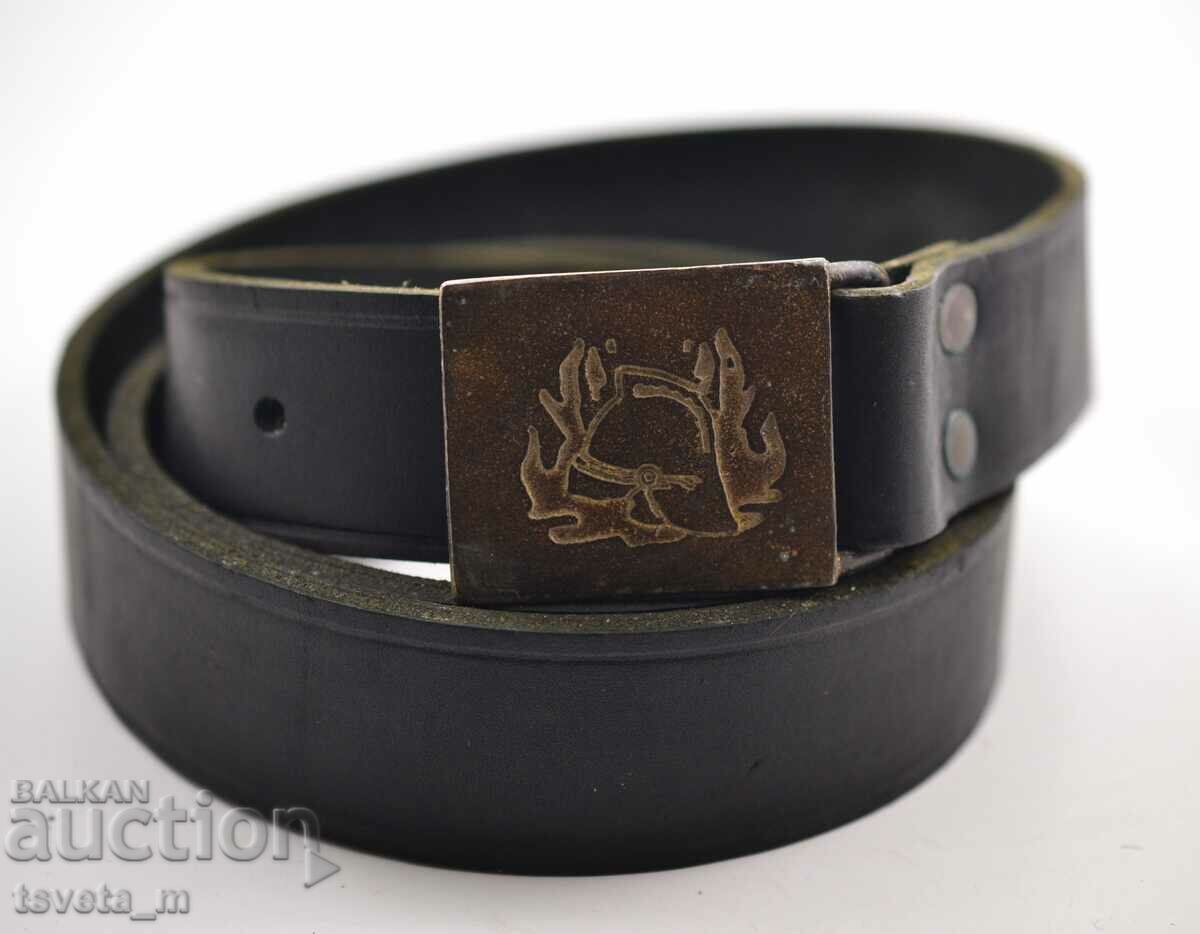 Fireman's leather belt - 5 Fireman's leather belt - 5