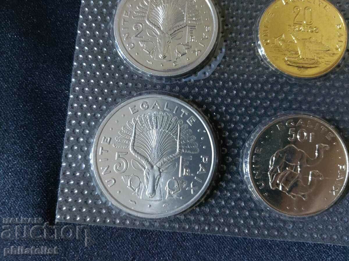 Complete set - Djibouti 1991-2010, 6 coins with price 22.00 BGN | € 11.25 Complete set - Djibouti 1991-2010, 6 coins with price 22.00 BGN | € 11.25