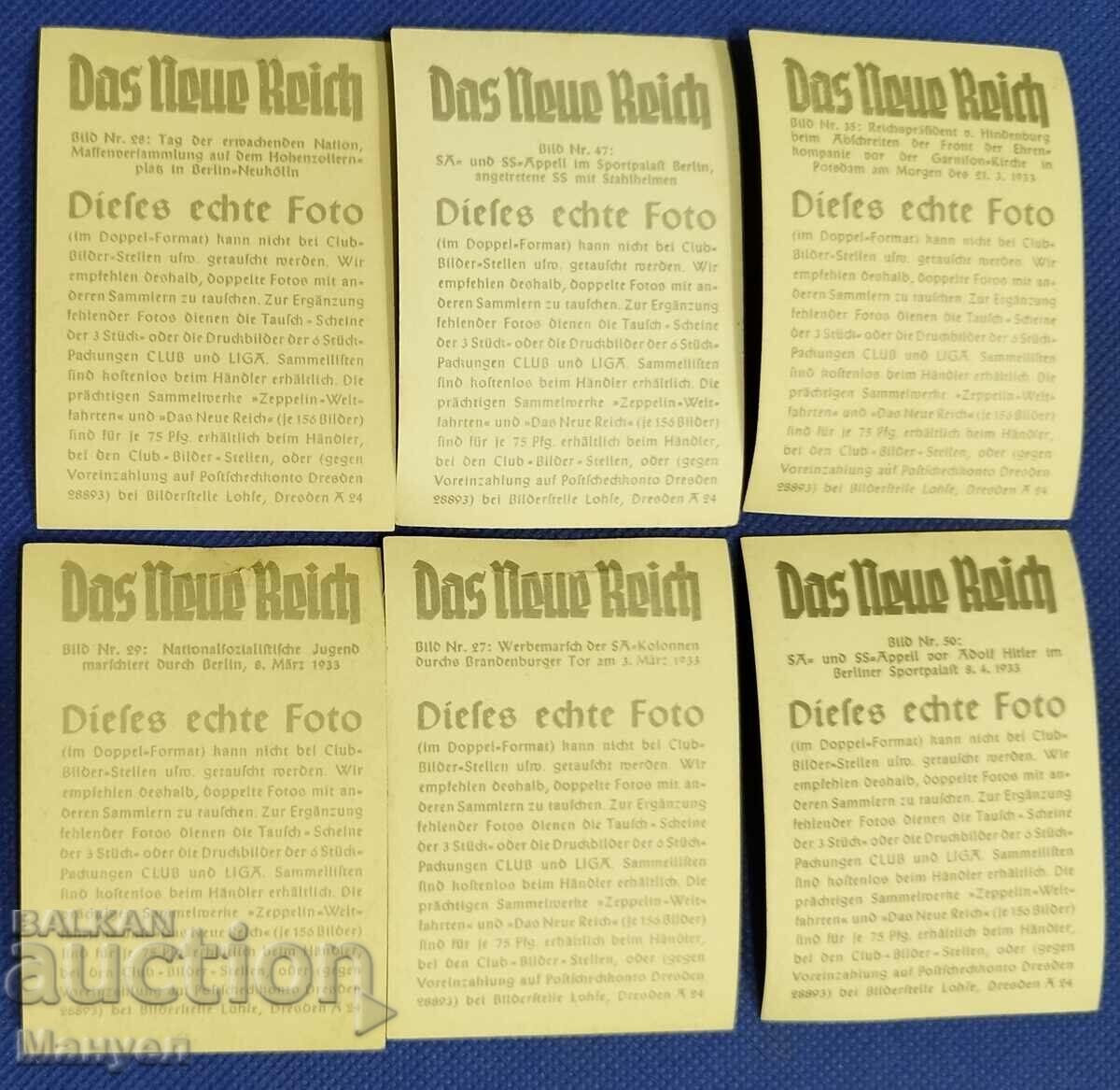 Delivery of 18 old photos of cigarettes for the album "Das Neue Reich". Delivery of 18 old photos of cigarettes for the album "Das Neue Reich".