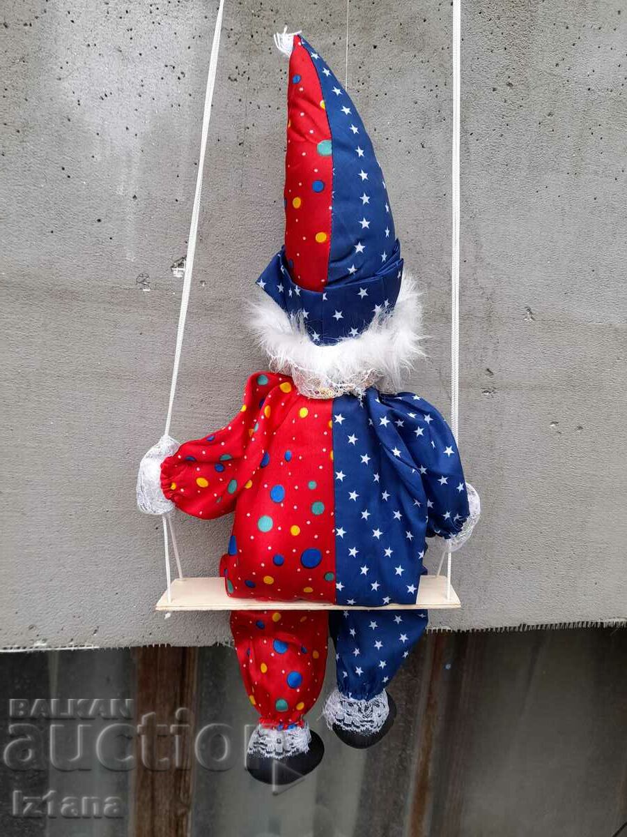 Auction Old doll, clown Auction Old doll, clown