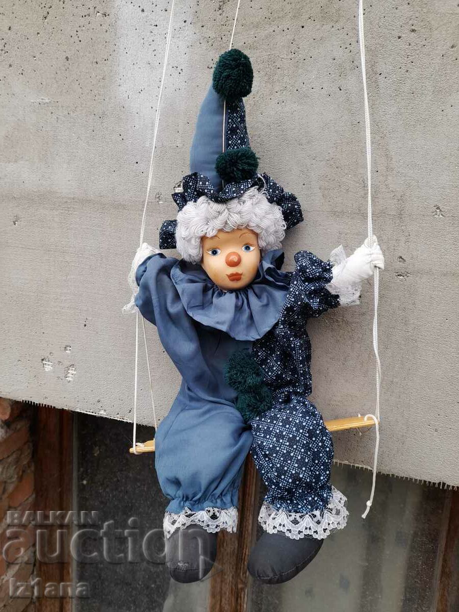 Old doll, clown with price 43.00 BGN | € 21.99 Old doll, clown with price 43.00 BGN | € 21.99