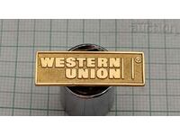 PIN BADGE LOGO WESTERN UNION