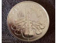 Moneda de argint 2021 a Filarmonicii austriece de 1 oz