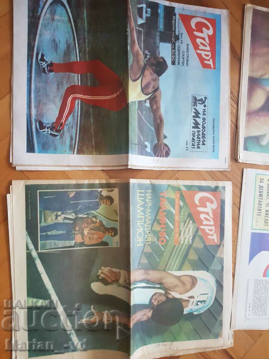Lot of "Start" newspapers - 5 pieces - 5 Lot of "Start" newspapers - 5 pieces - 5