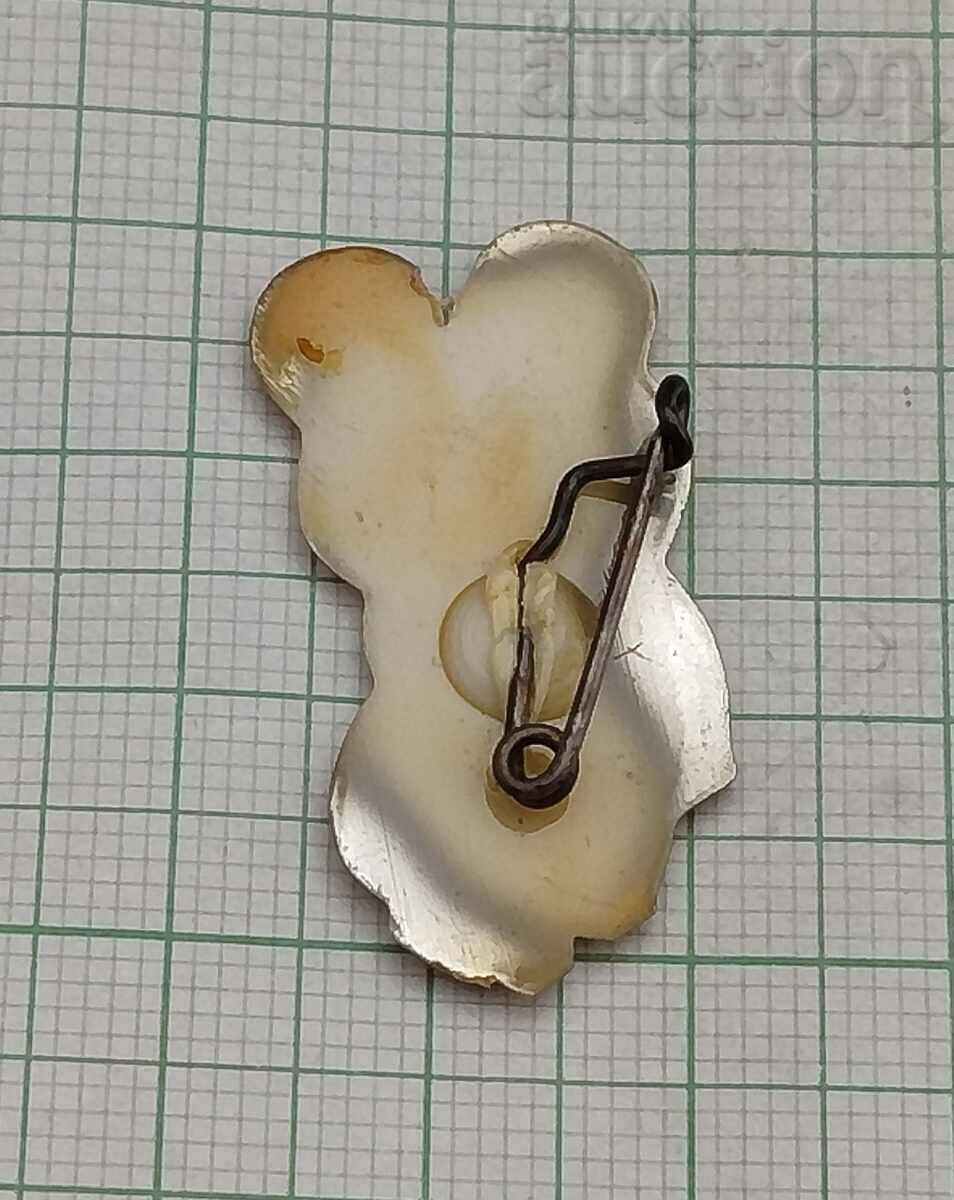 THE BEAR MICE OLYMPICS MOSCOW 1980 TALISMAN USSR BADGE with price 2.00 BGN | € 1.02