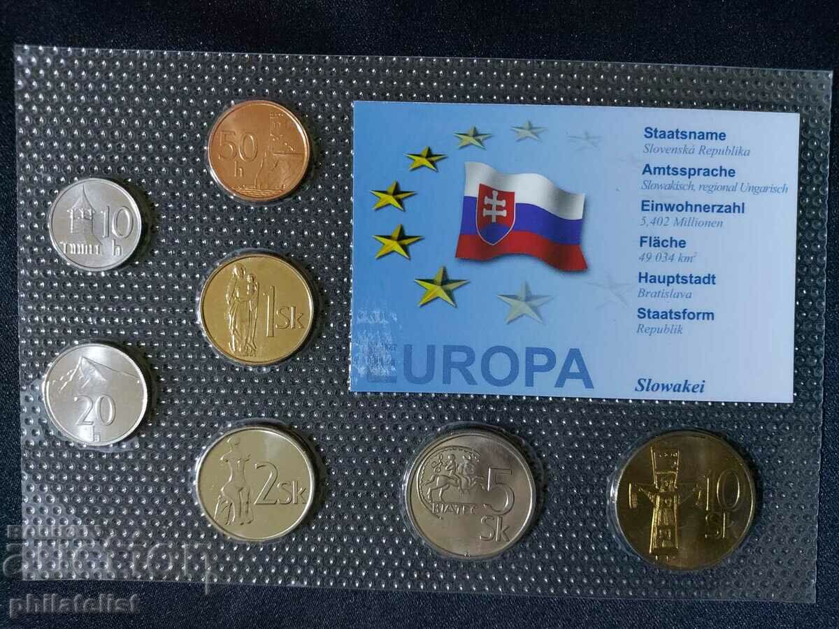 Slovakia 1994 - 2003 - Complete set of 7 coins