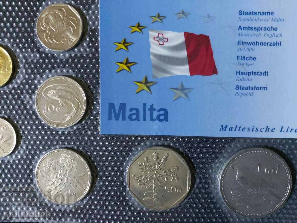 Malta 2005-2007 - Complete set of 7 coins with price 22.00 BGN | € 11.25 Malta 2005-2007 - Complete set of 7 coins with price 22.00 BGN | € 11.25