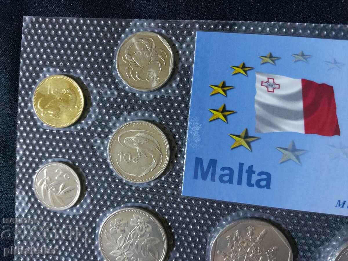 Auction Malta 2005-2007 - Complete set of 7 coins Auction Malta 2005-2007 - Complete set of 7 coins