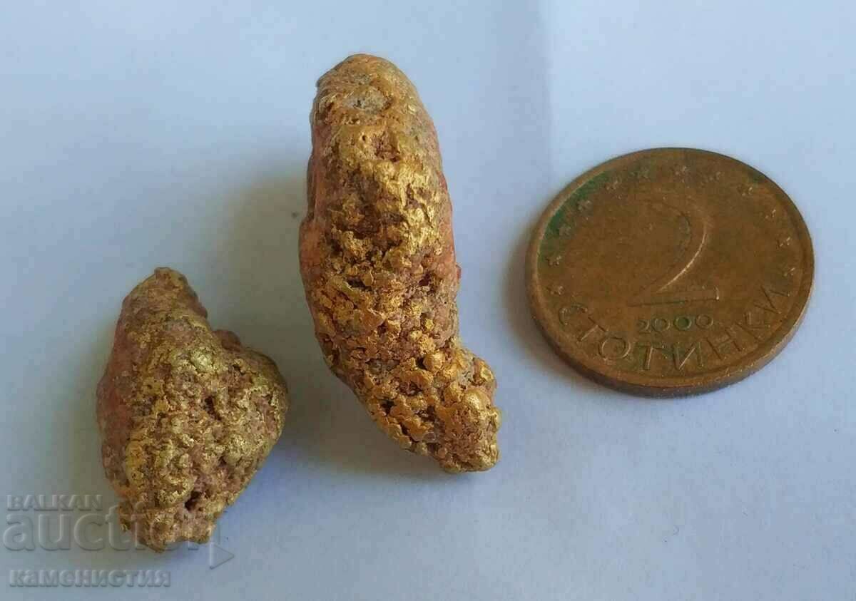 Golden nugget, river gold, specimen, super rare