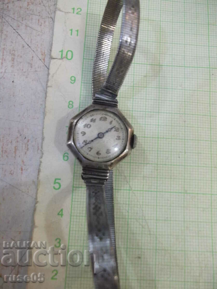 Old manual working women's watch with silver case with price 100.00 BGN | € 51.13