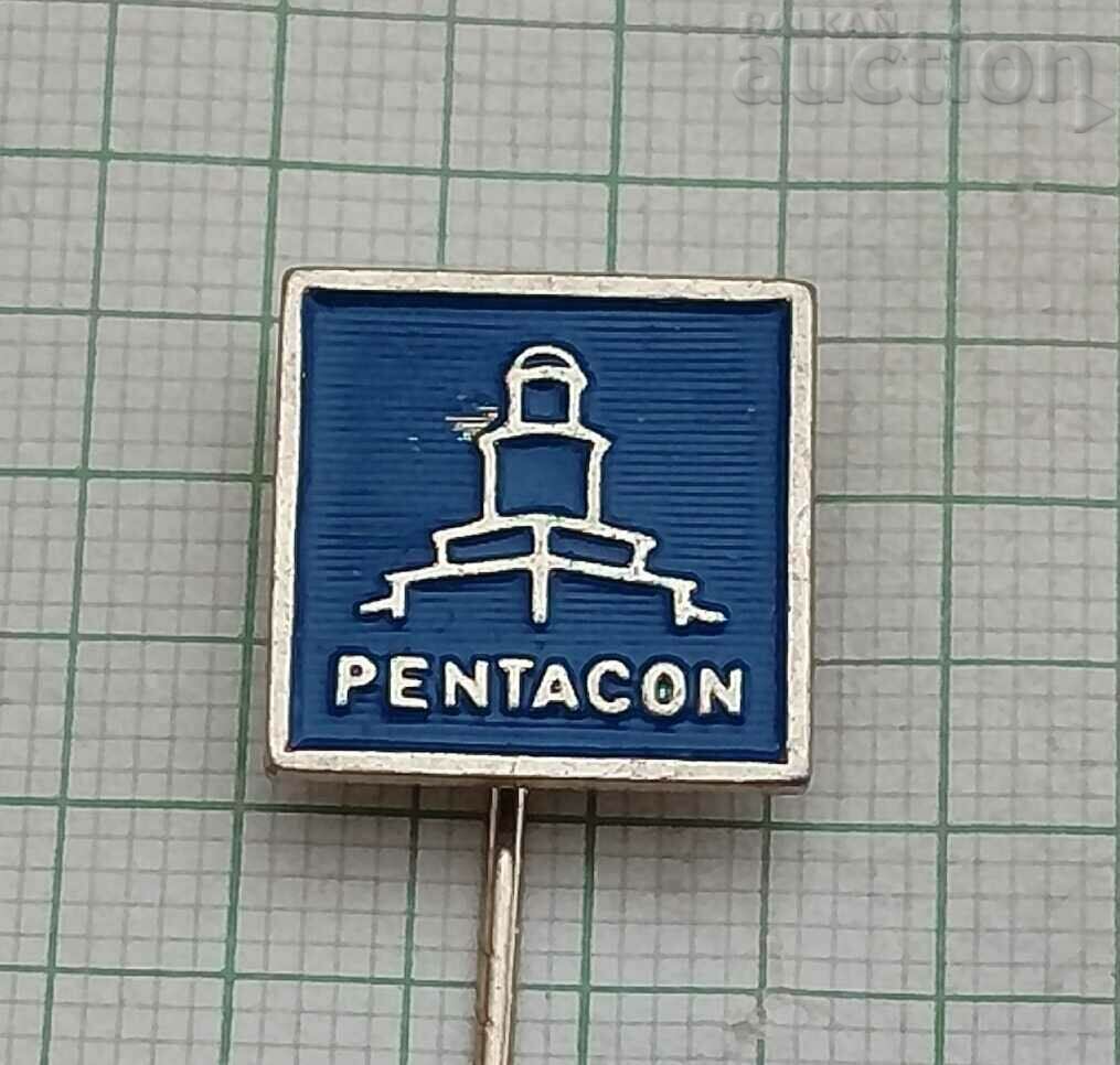 PENTACON DDR GERMANY BADGE