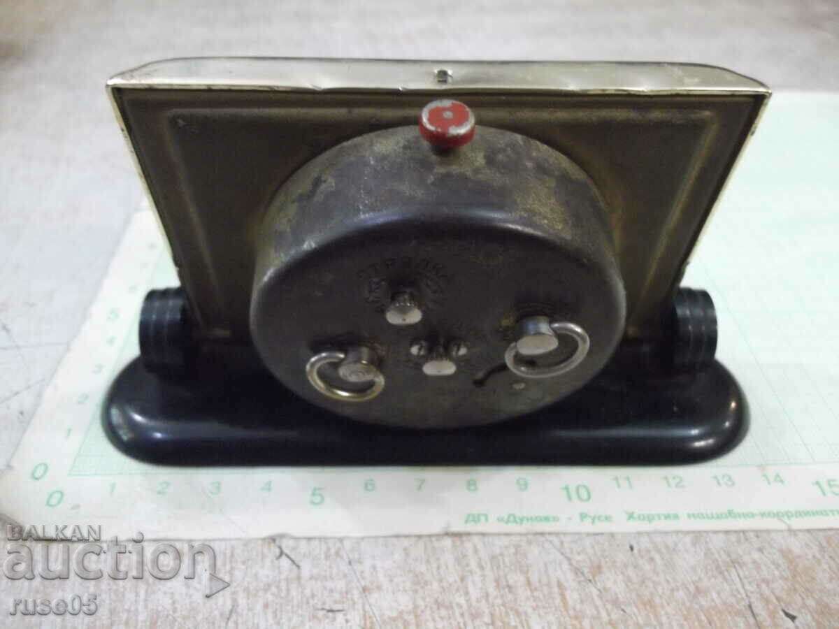 Auction Clock "SLAVA" mechanical desktop with alarm clock working - 5 Auction Clock "SLAVA" mechanical desktop with alarm clock working - 5