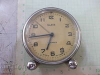 Часовник "SLAVA" механичен настолен с будилник работещ - 7
