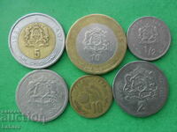 Πολλά νομίσματα Μαρόκο