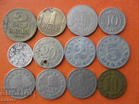 Πολλά νομίσματα Βασίλειο της Σερβίας και της Γιουγκοσλαβίας