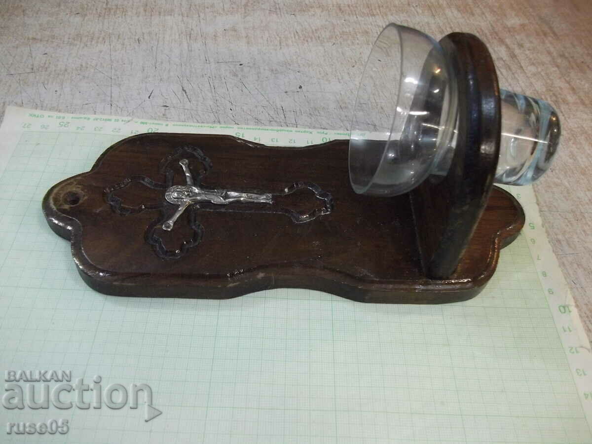 Auction Homemade lamp with the old crucifix Auction Homemade lamp with the old crucifix