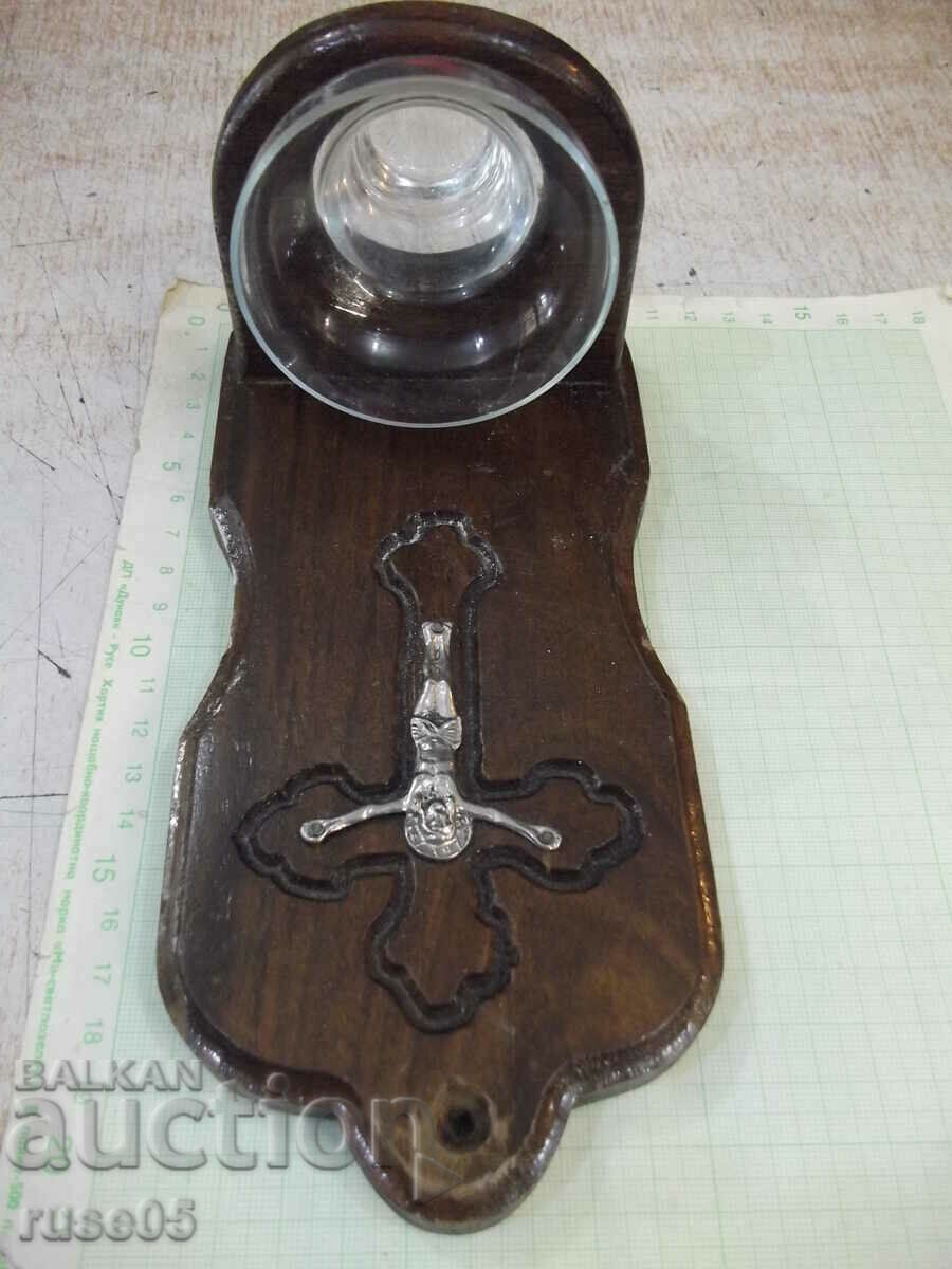 Delivery of Homemade lamp with the old crucifix Delivery of Homemade lamp with the old crucifix