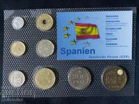Spania 2000-2001 - Set complet de 8 monede