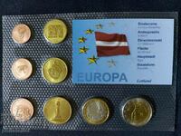 Δοκιμαστικό σετ ευρώ - Λετονία 2006, 8 νομίσματα