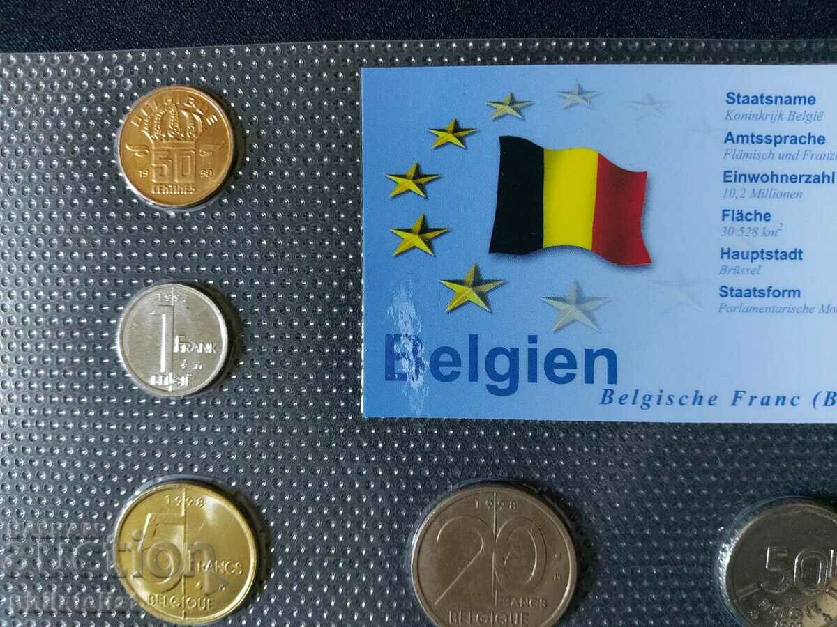 Complete set - Belgium 1997-1998, 5 coins with price 22.00 BGN | € 11.25 Complete set - Belgium 1997-1998, 5 coins with price 22.00 BGN | € 11.25