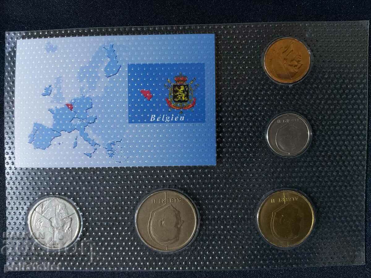 Auction Complete set - Belgium 1997-1998, 5 coins Auction Complete set - Belgium 1997-1998, 5 coins