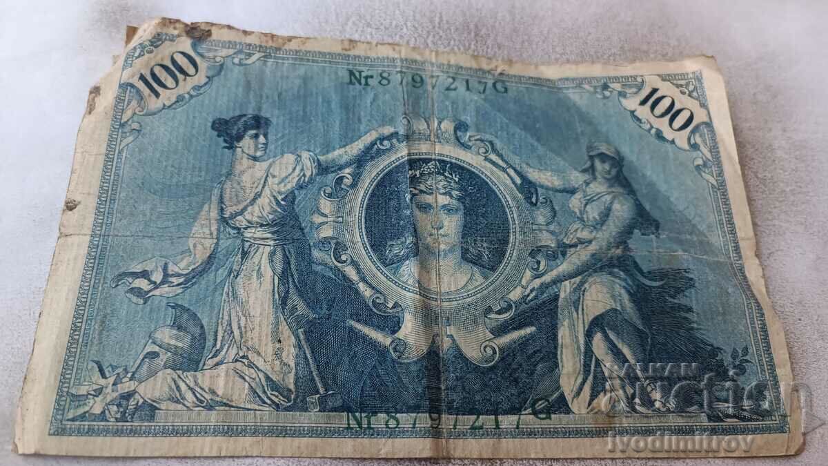 Germany 100 marks 1908 with price 3.45 BGN | € 1.76