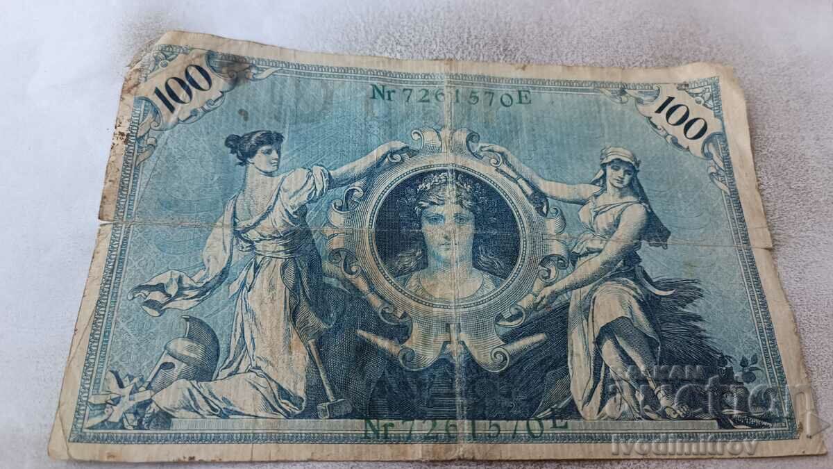 Germany 100 marks 1908 with price 3.45 BGN | € 1.76