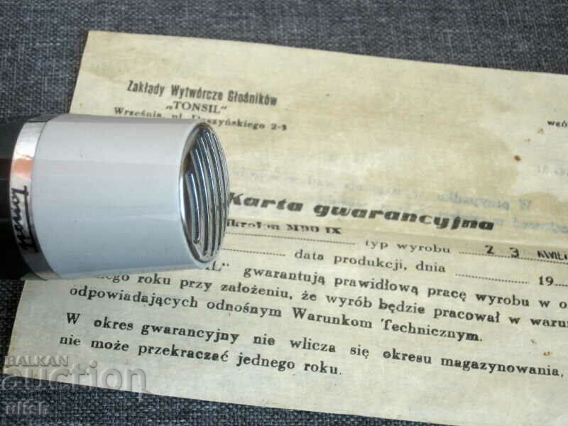 Аукцион Микрофон Tonsil MDO 676 Unitra кутия Аукцион Микрофон Tonsil MDO 676 Unitra кутия