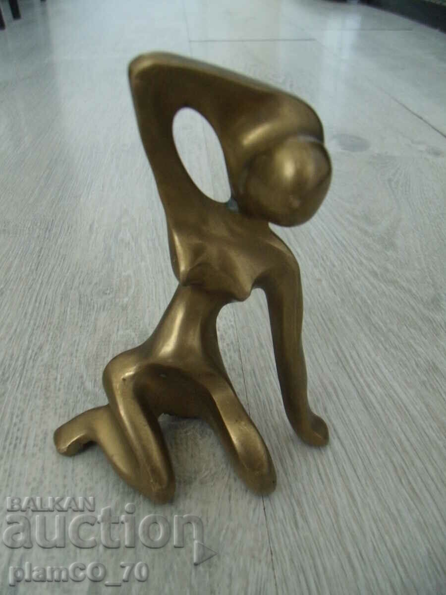 Nr.*7620 figurina din bronz vechi / statueta / plastic
