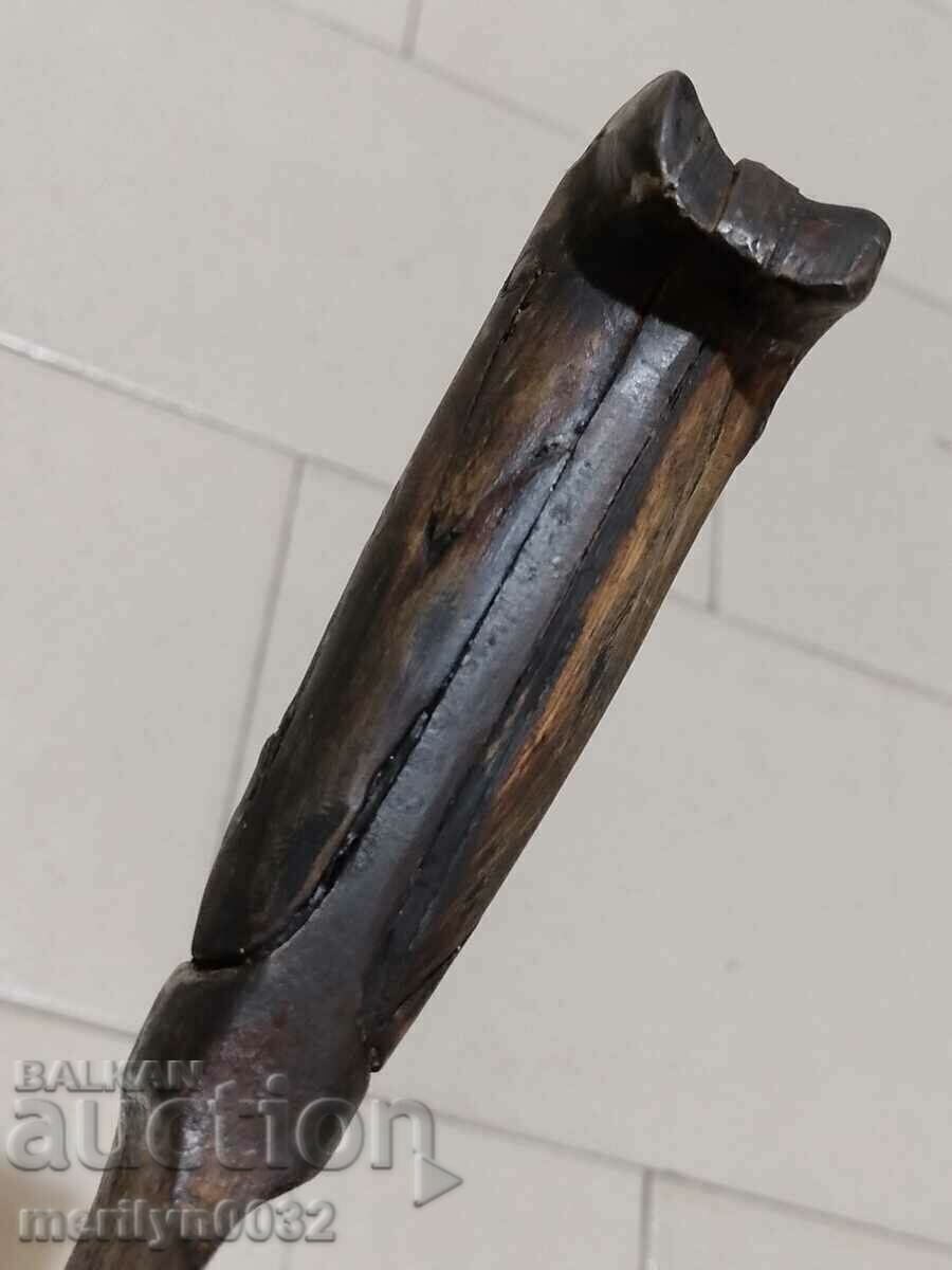 Delivery of Forged karakulak shepherd's knife with a sharpened buffalo horn blade Delivery of Forged karakulak shepherd's knife with a sharpened buffalo horn blade