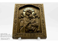 BZC Gilded relief icon of the Holy Mother of God